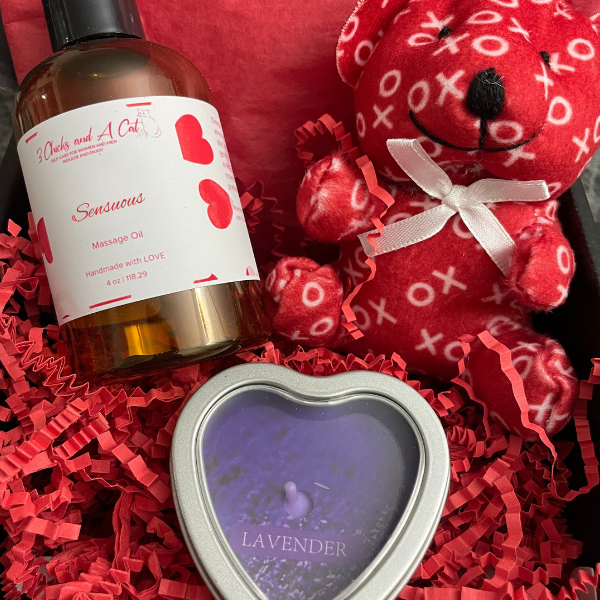 Valentine's Day Massage Oil Gift Set