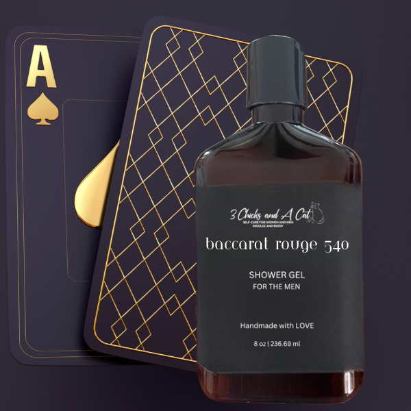 Baccarat Rouge 540 Shower Gel w/Activated Charcoal