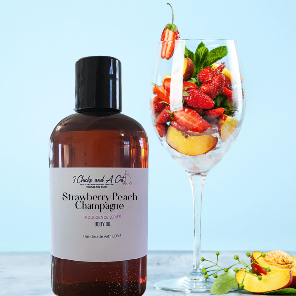 Strawberry Peach Champagne Indulgence Body Oil