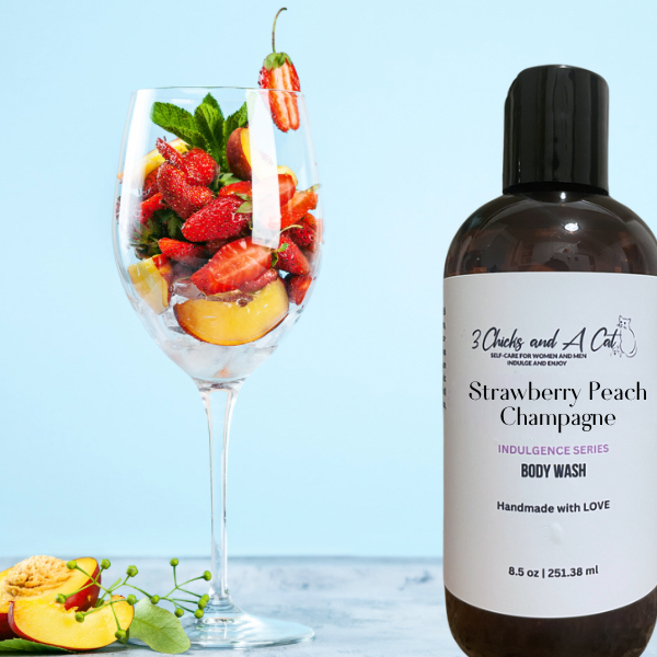 Strawberry Peach Champagne Indulgence Body Wash