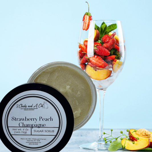 Strawberry Peach Champagne Body Scrub