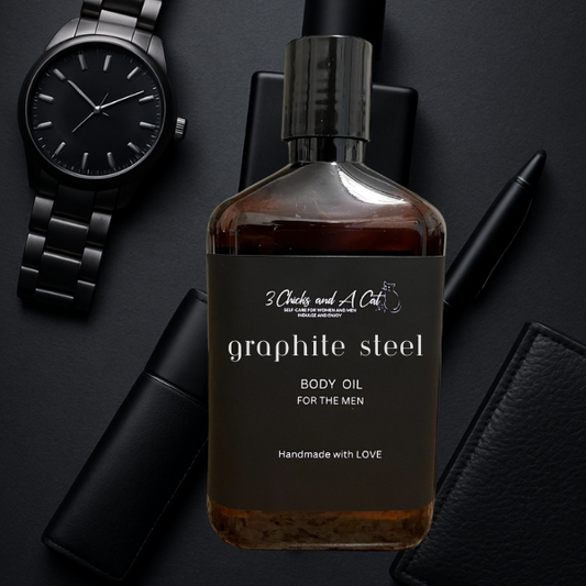 Graphite Steel FTM Body Oil