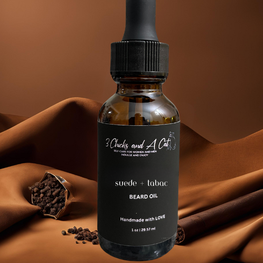 Suede + Tabac Beard Oil