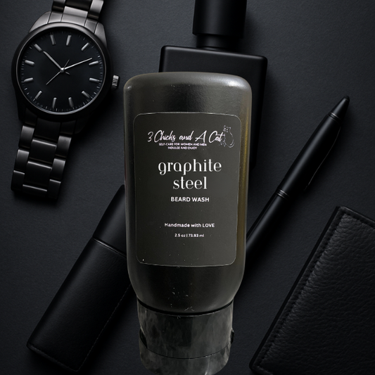 Graphite Steel Beard Wash