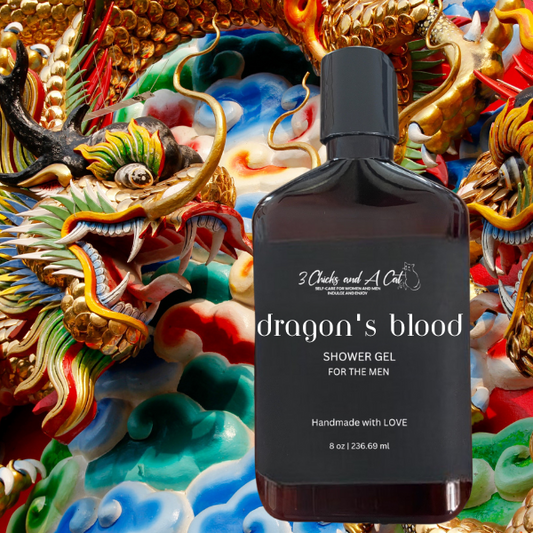 Dragon's Blood Shower Gel w/Activated Charcoal