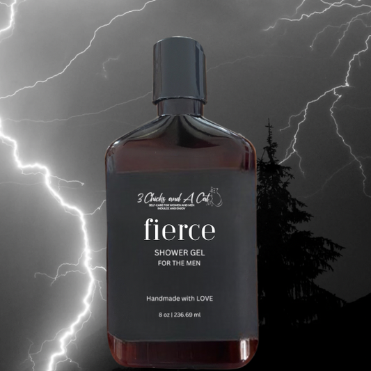 Fierce Shower Gel w/Activated Charcoal
