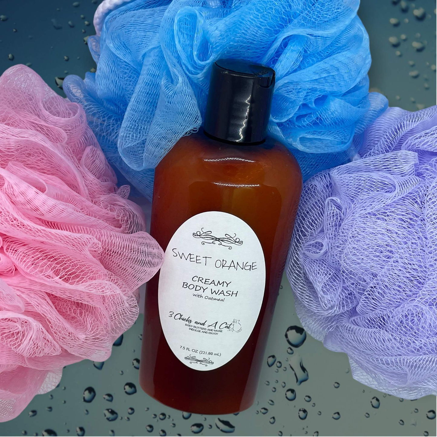 Creamy Body Wash with Oatmeal 3 Chicks and A Cat