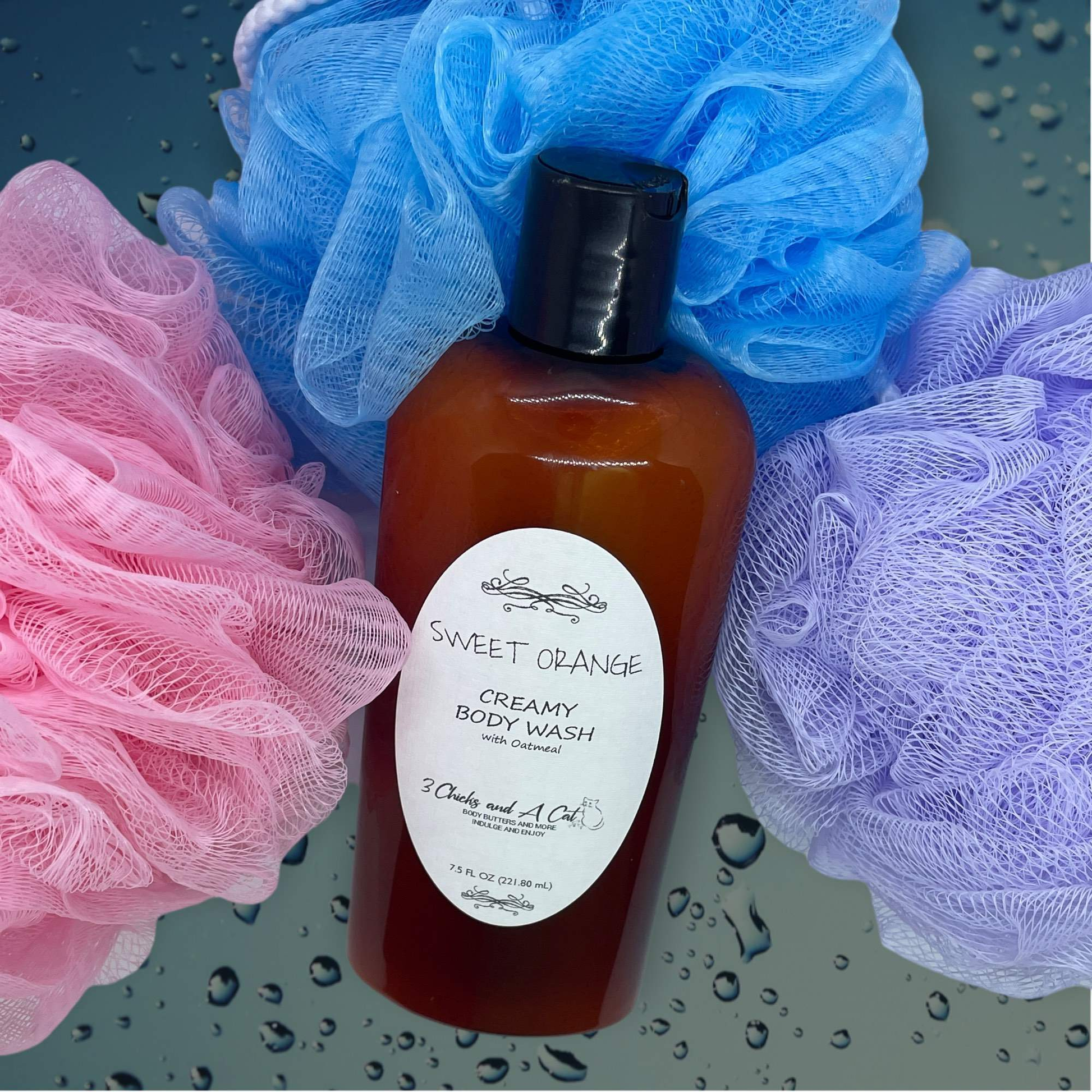 Creamy Body Wash with Oatmeal 3 Chicks and A Cat