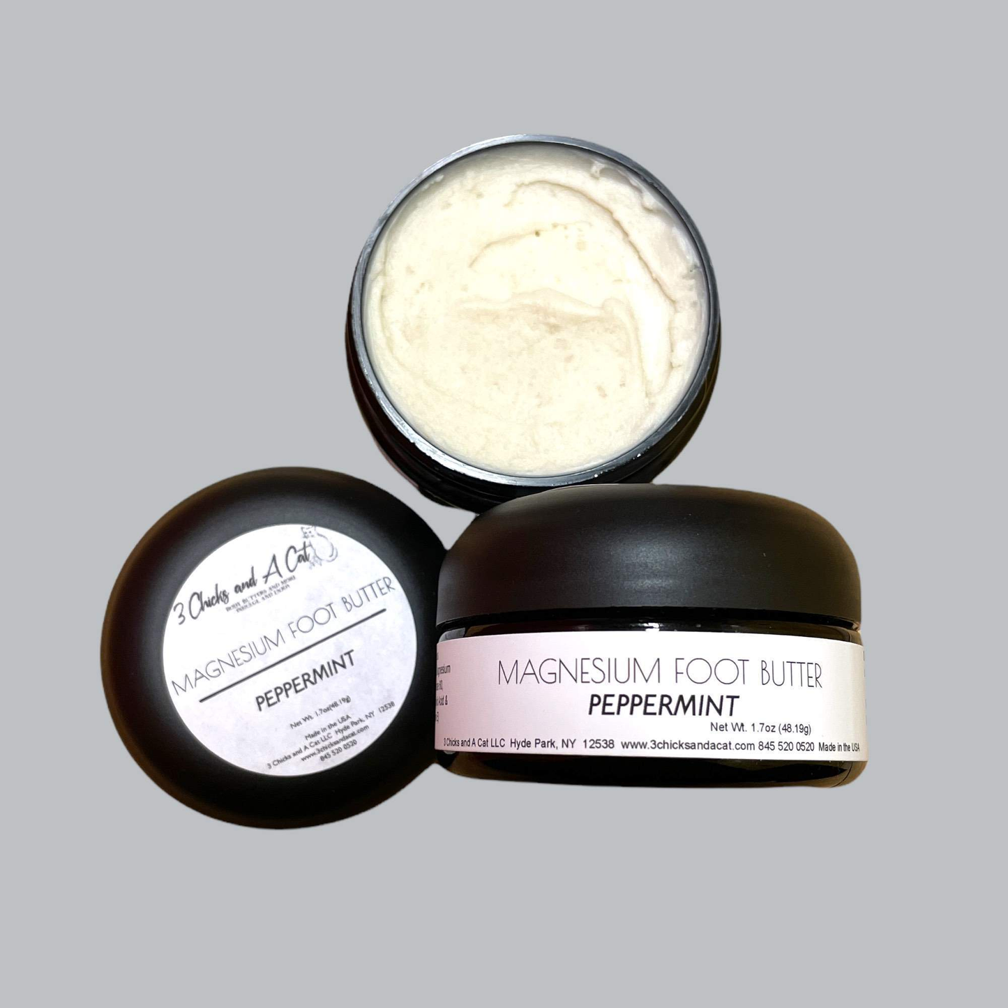 Magnesium Foot Butter 3 Chicks and A Cat