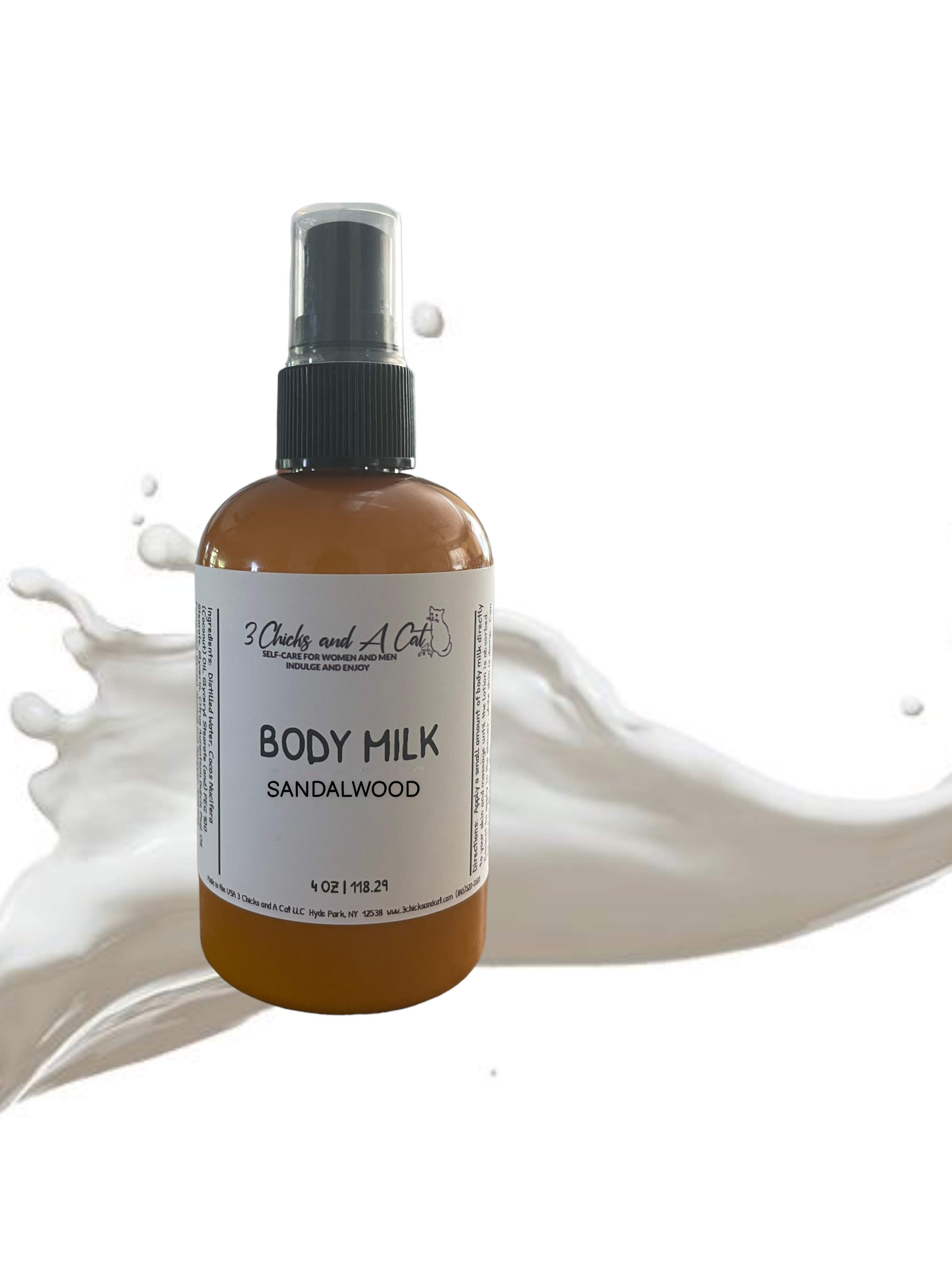 Body Milk 3 Chicks and A Cat