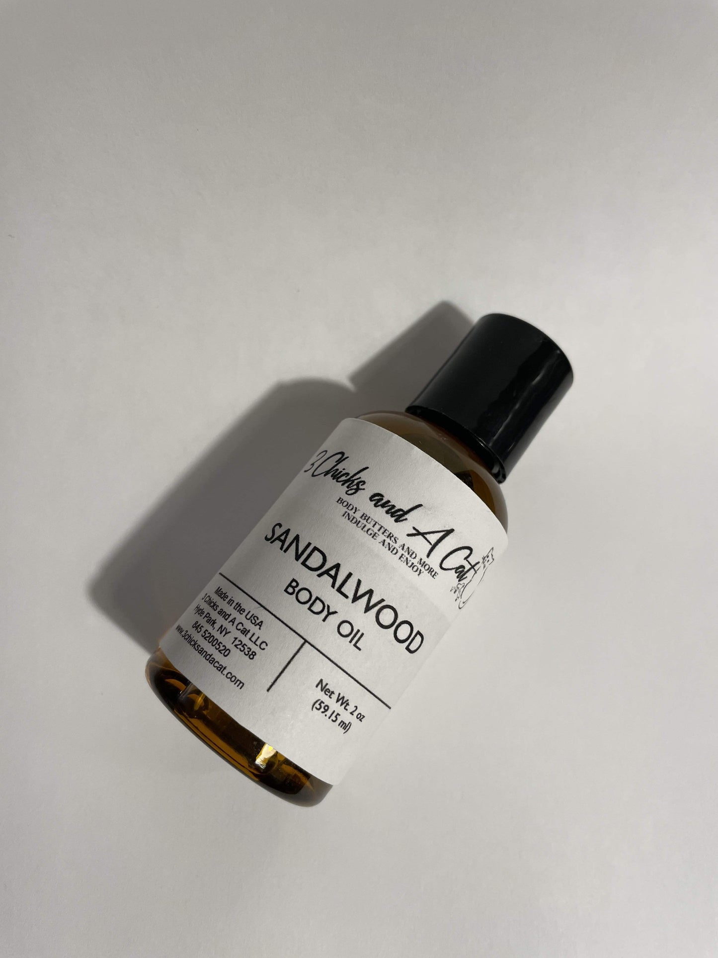 Body Oil 3 Chicks and A Cat