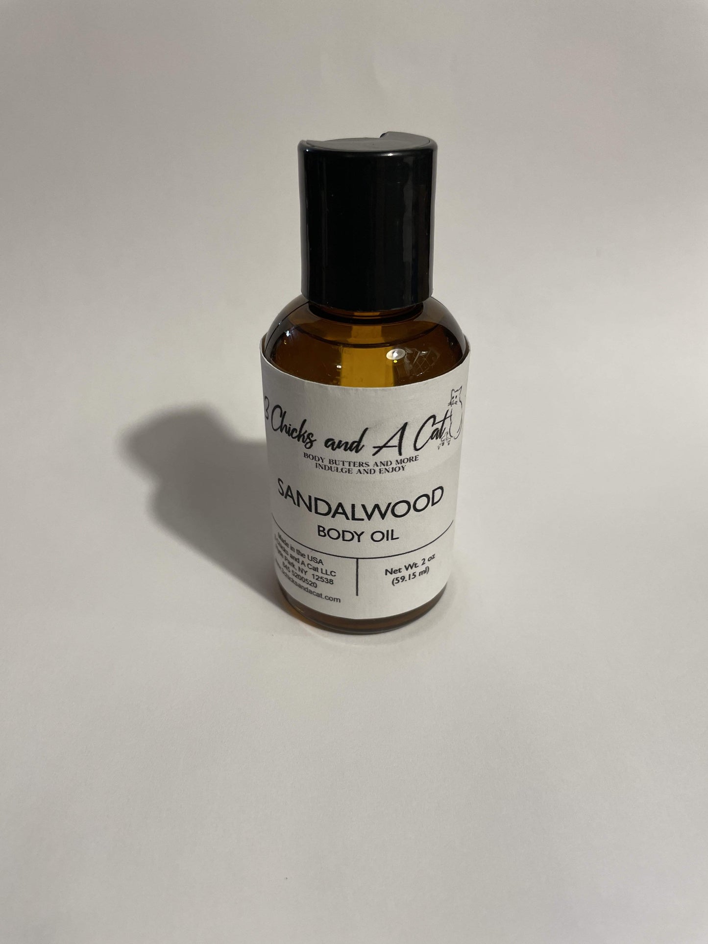 Body Oil 3 Chicks and A Cat