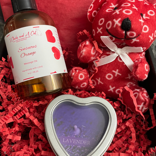 Valentine's Day Massage Oil Gift Set