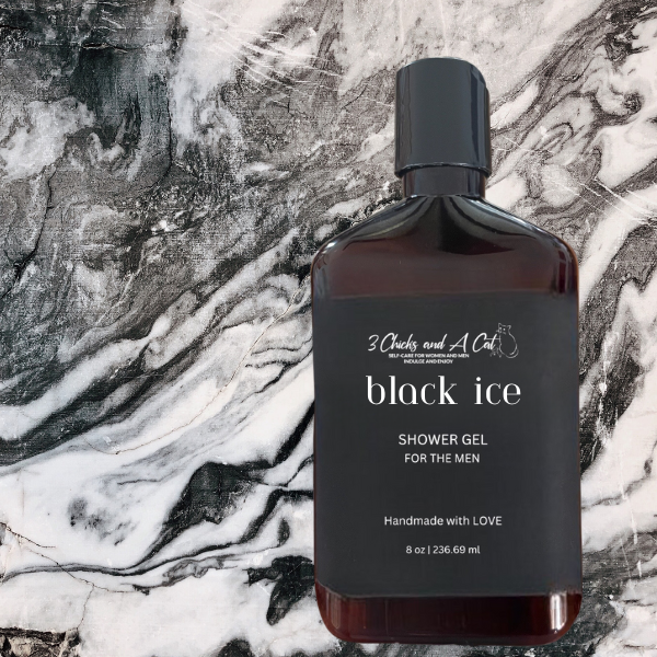 Black Ice Shower Gel w/Activated Charcoal