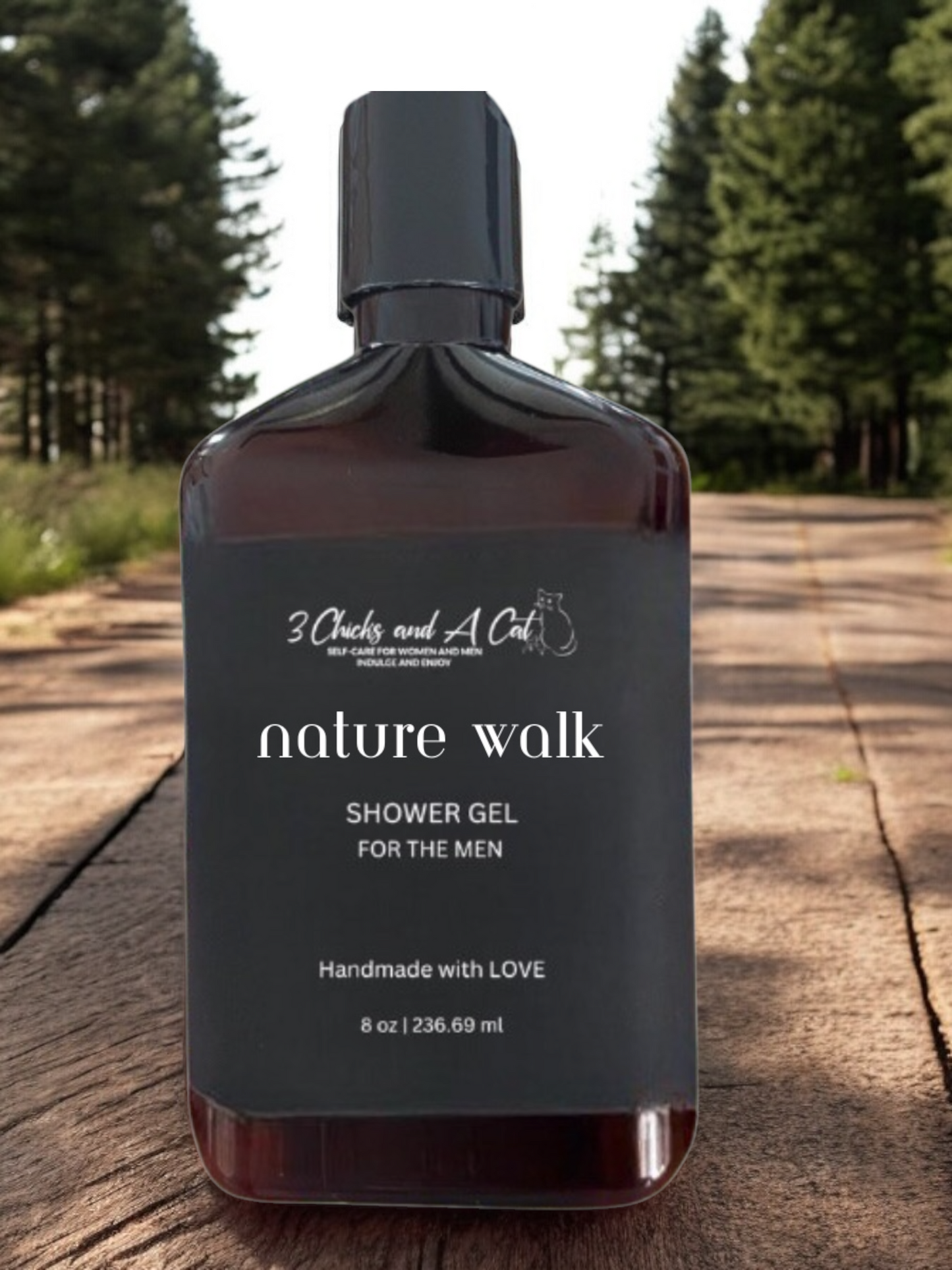 Nature Walk Shower Gel w/Activated Charcoal