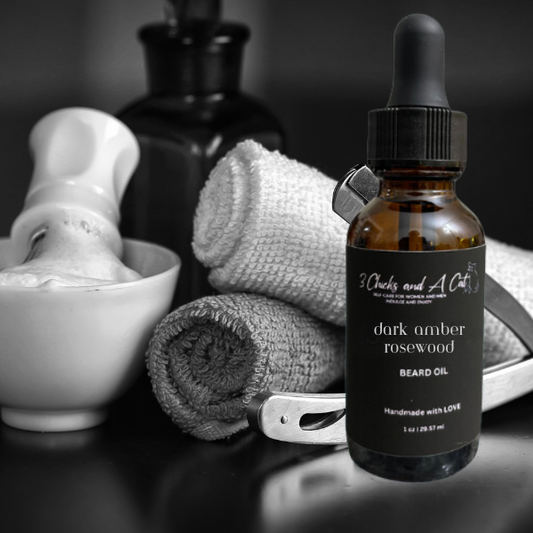 Dark Amber Rosewood Beard Oil