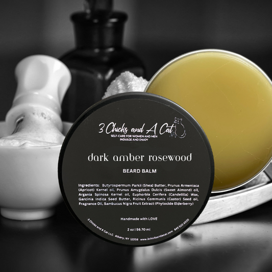 Dark Amber Rosewood Beard Balm