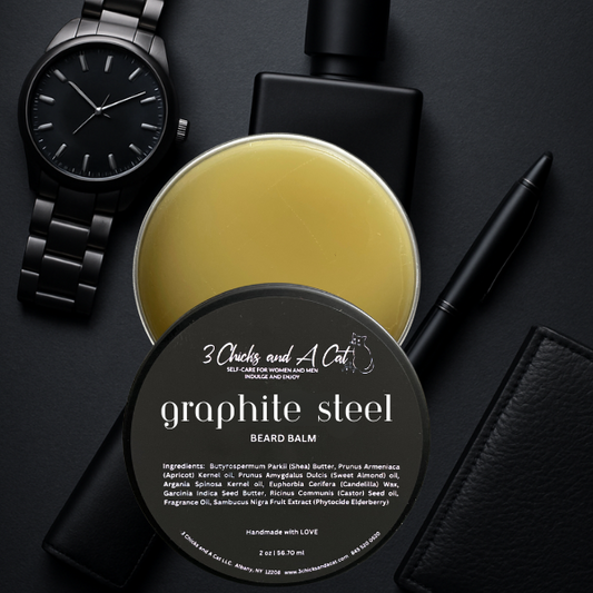 Graphite Steel Beard Balm