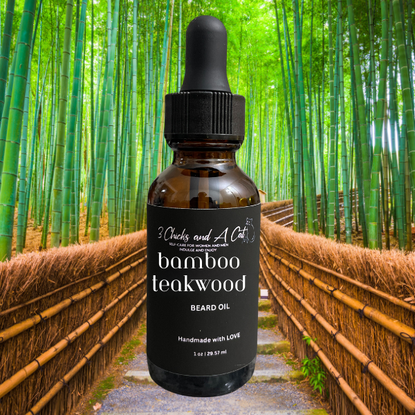 Bamboo Teakwood Beard Oil