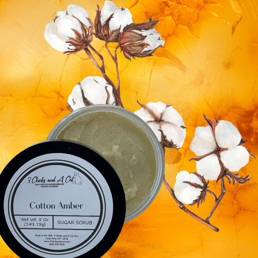 Cotton Amber Body Scrub