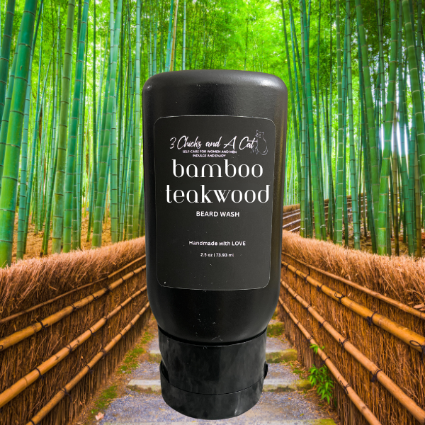 Bamboo Teakwood Beard Wash