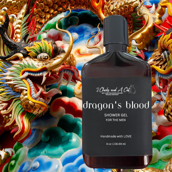 Dragon's Blood Shower Gel w/Activated Charcoal