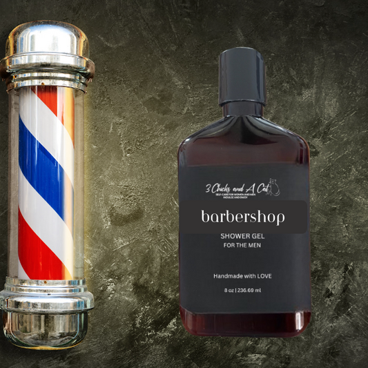 Barbershop Shower Gel w/Activated Charcoal